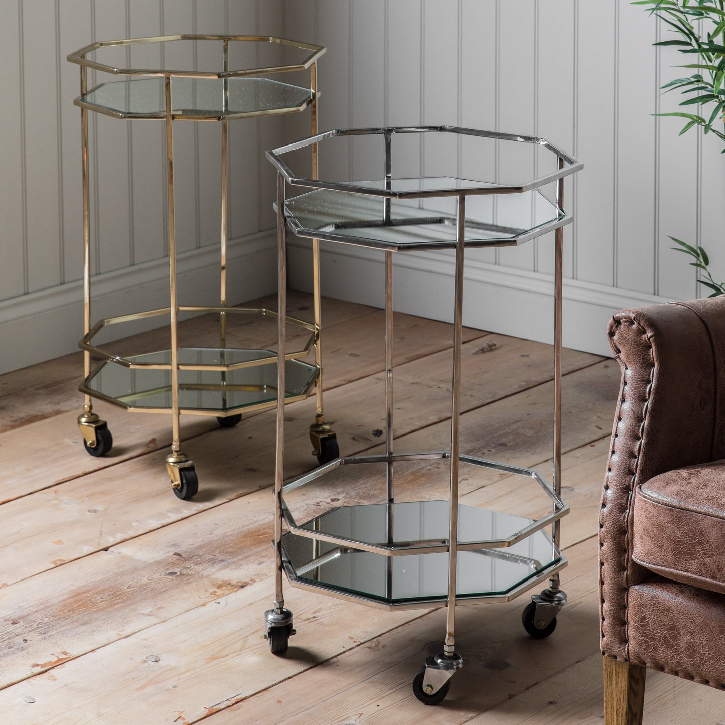 Ockendon Drinks Trolley Gold