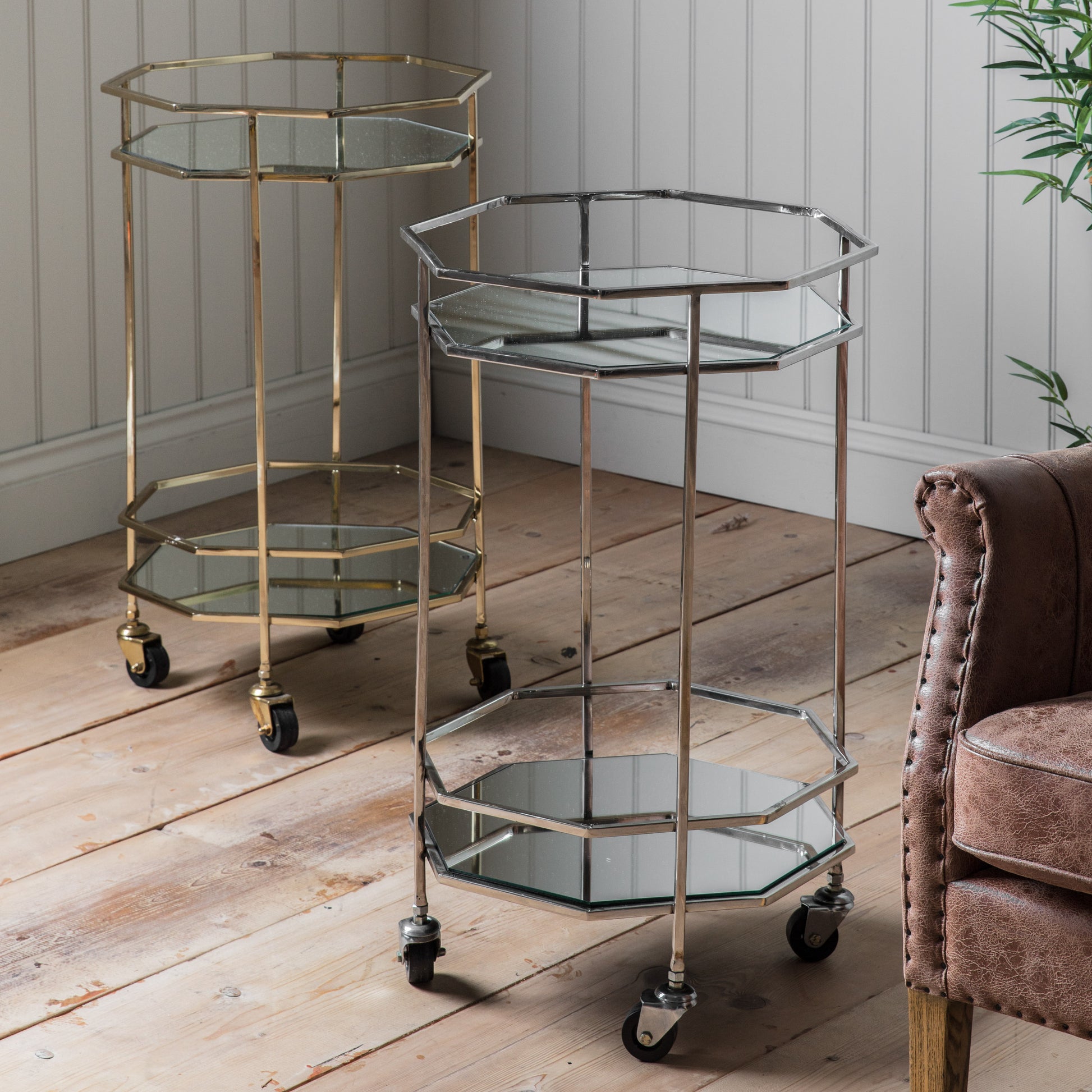 Ockendon Drinks Trolley Gold