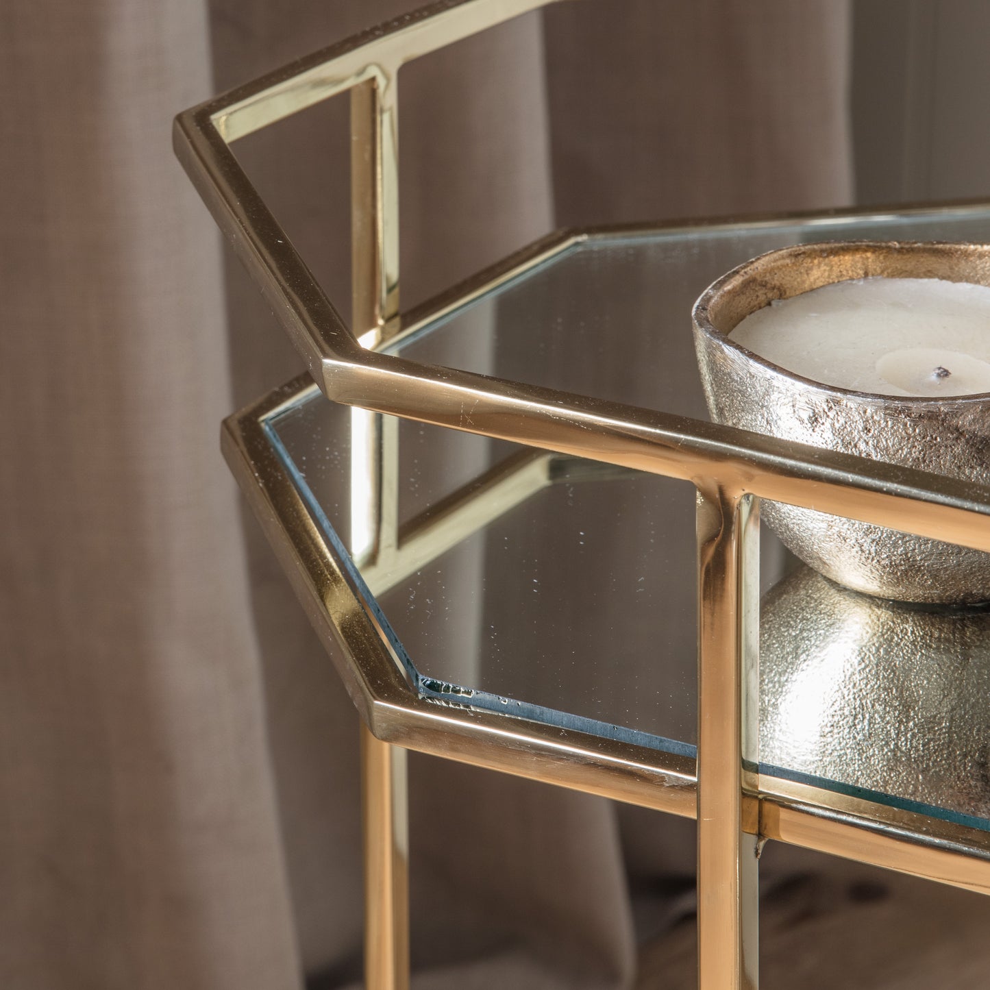 Ockendon Drinks Trolley Gold