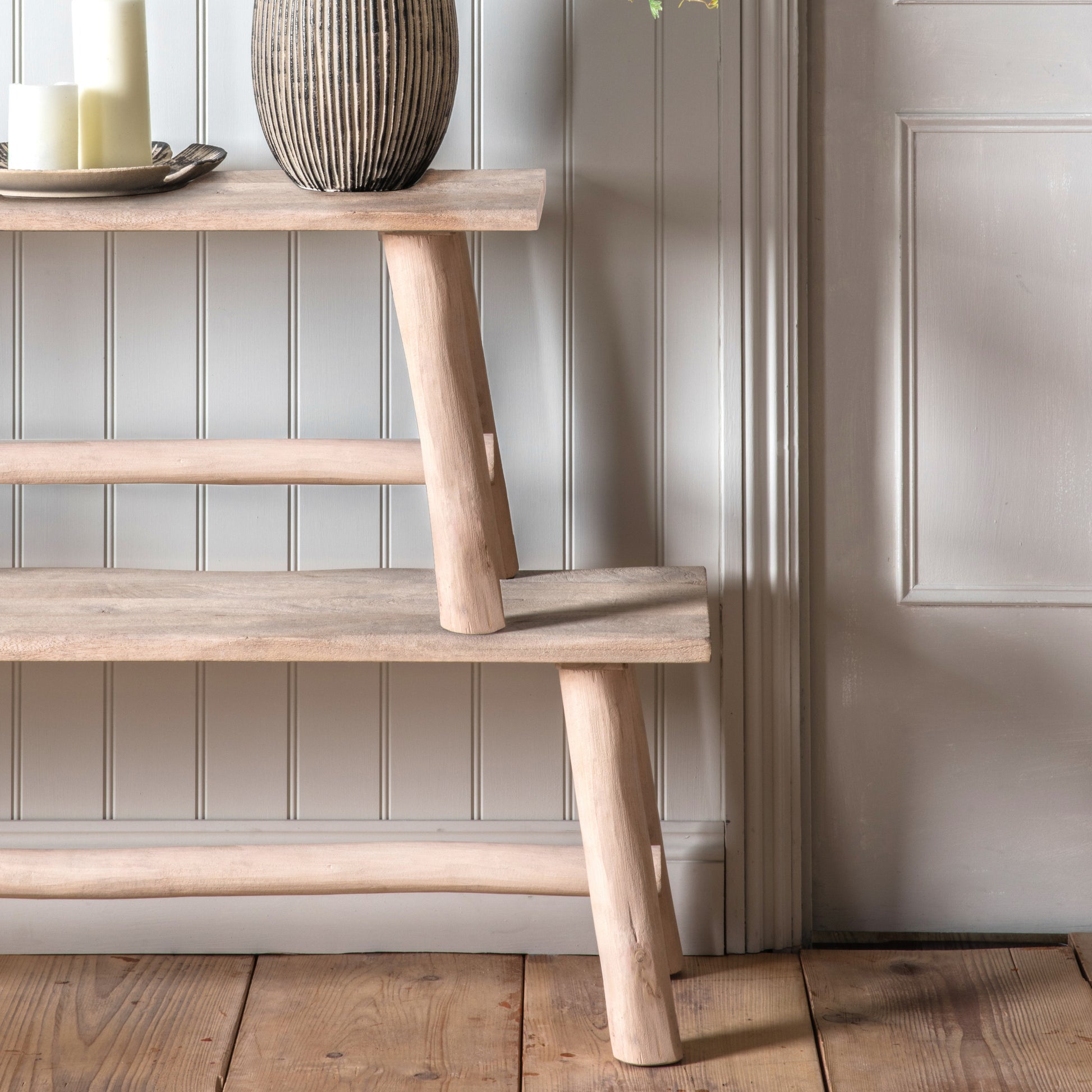 Alberta Bench Natural Rustic Small
