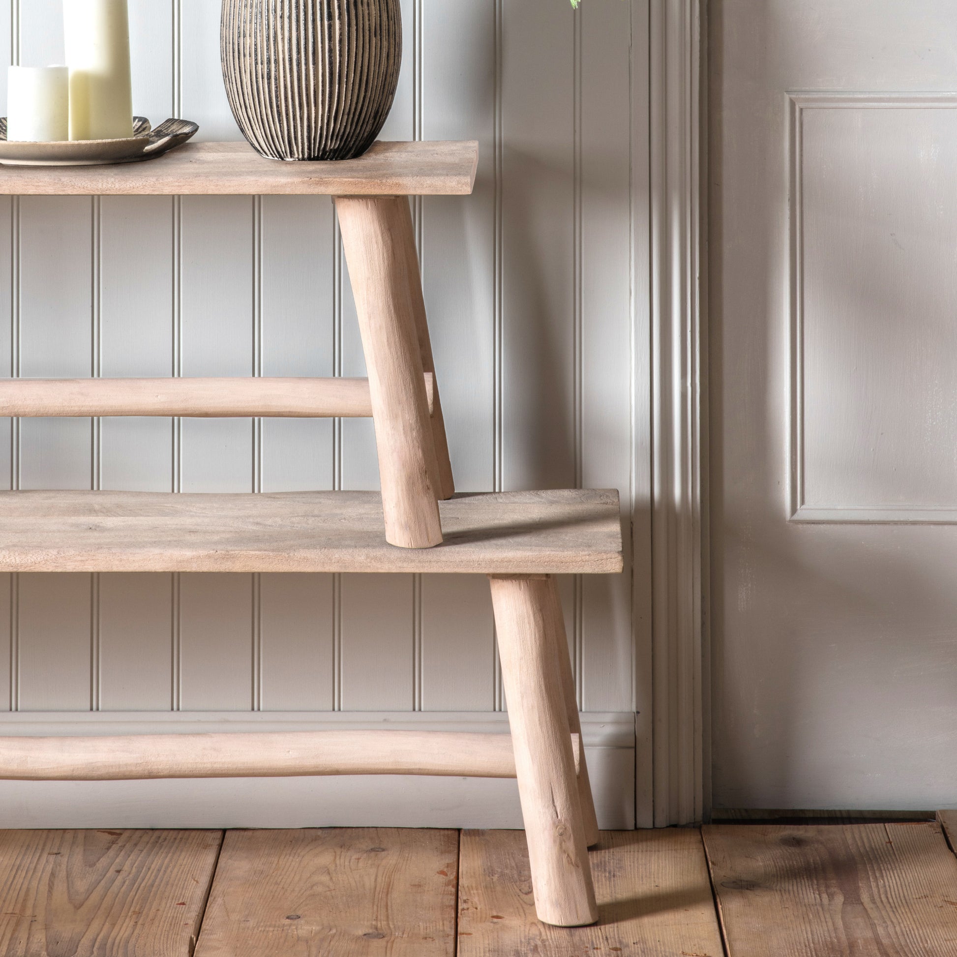 Alberta Bench Natural Rustic Large