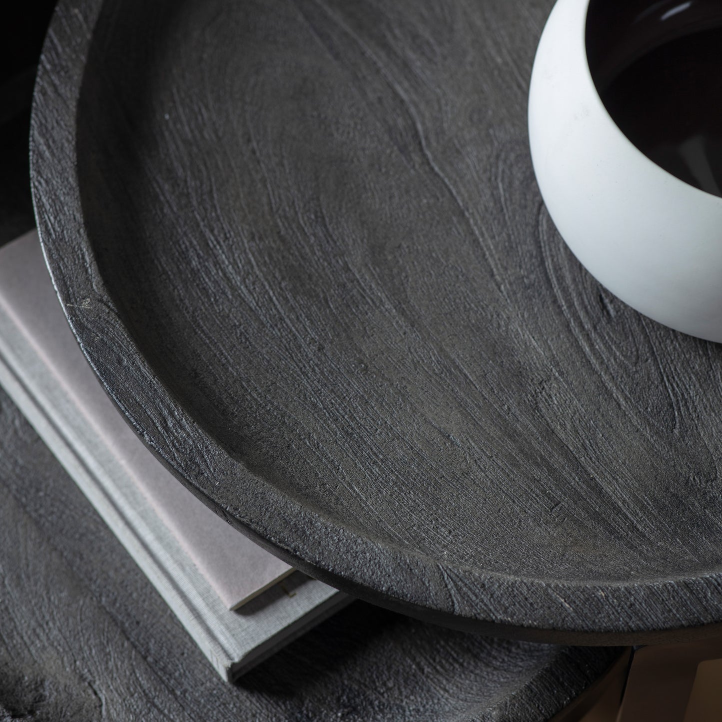 Ottawa Nest of 2 Tables Black / Greywash