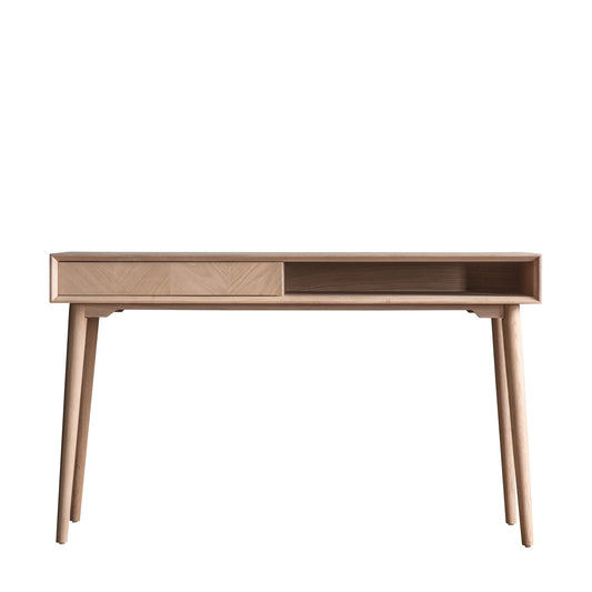 Milano 1 Drawer Desk Oak