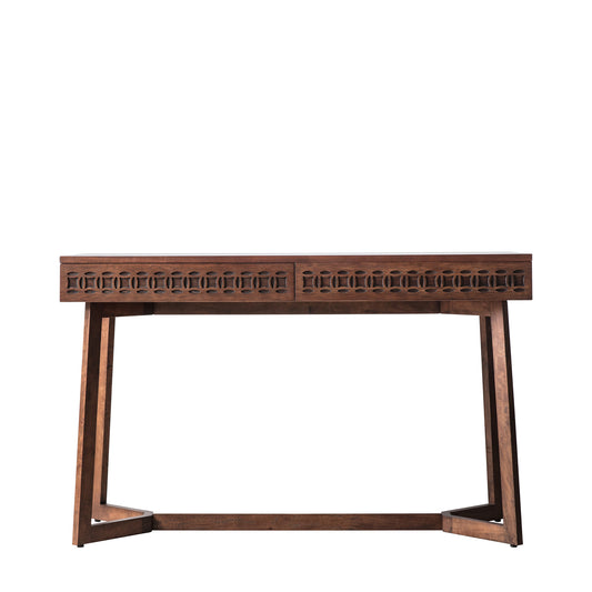 Boho Retreat 2 Drawer Desk Brown