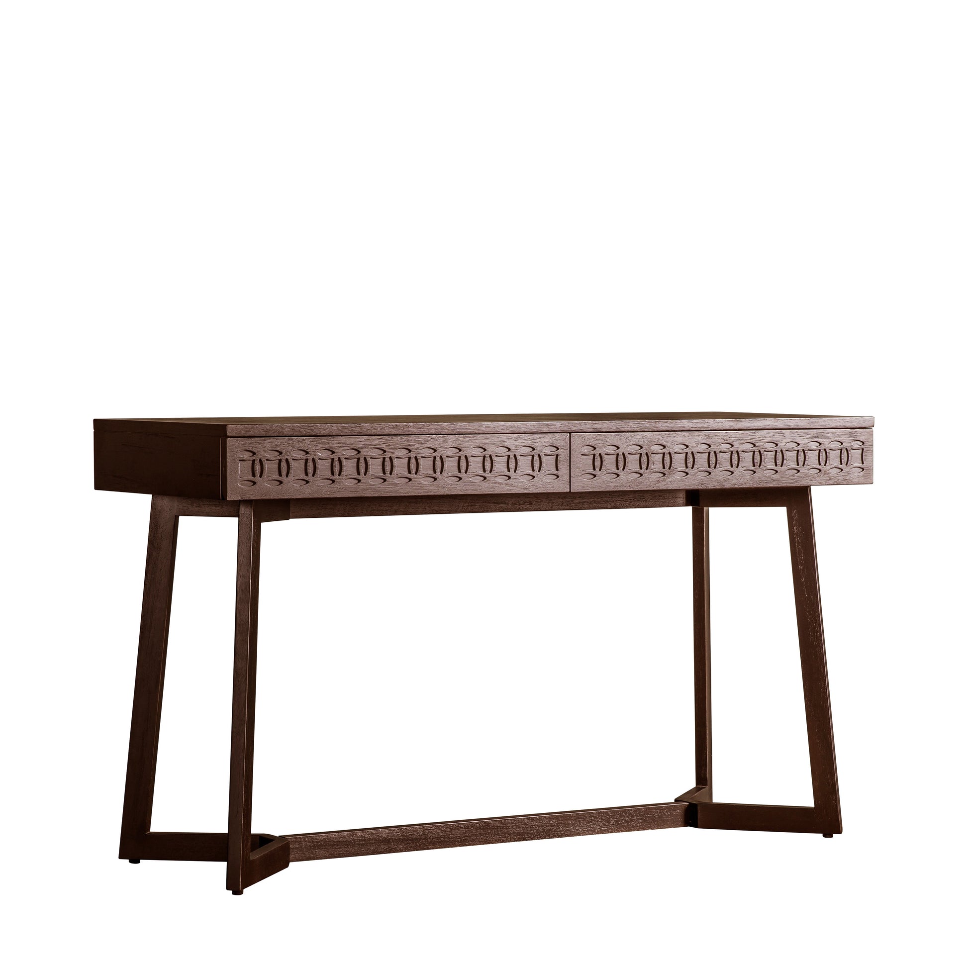 Boho Retreat 2 Drawer Desk Brown
