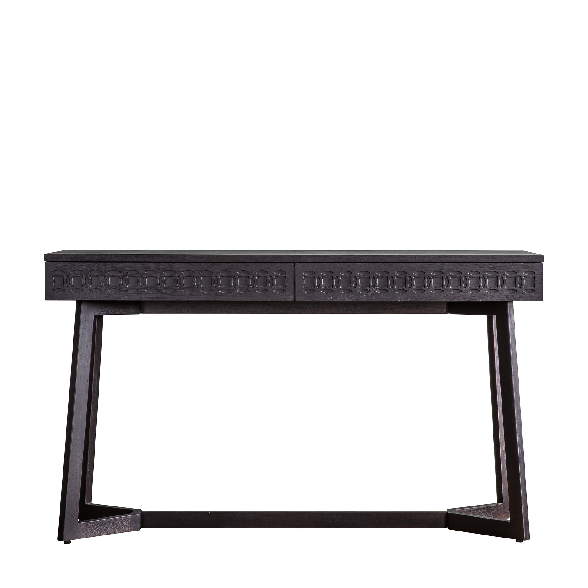 Boho Boutique 2 Drawer Desk Black