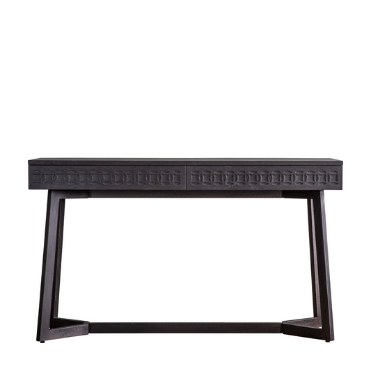 Boho Boutique 2 Drawer Desk Black