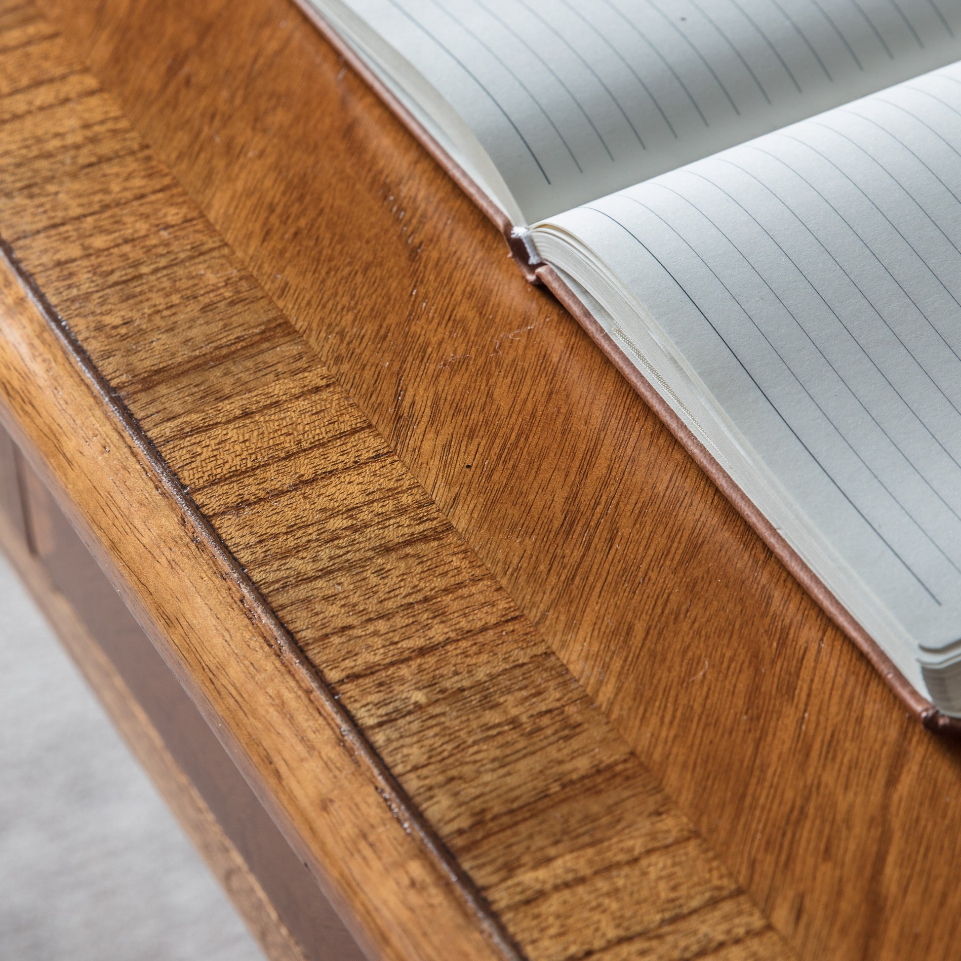 Symphony 2 Drawer Desk Walnut