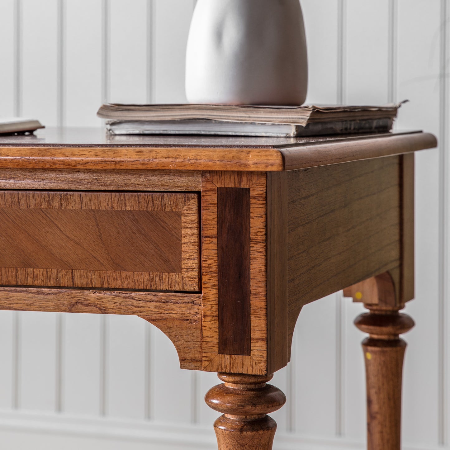 Symphony 2 Drawer Desk Walnut
