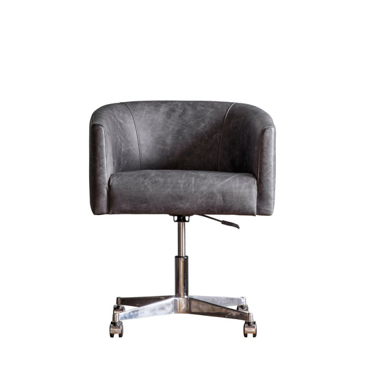 Feynman Swivel Chair Antique Ebony