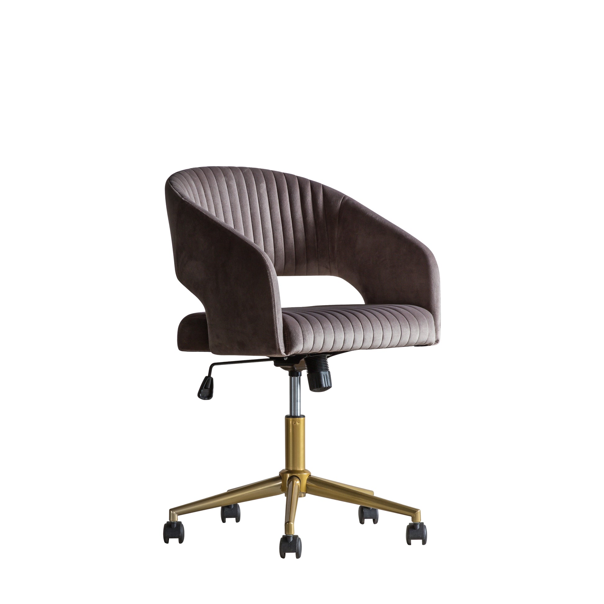 Murray Swivel Chair Velvet Grey