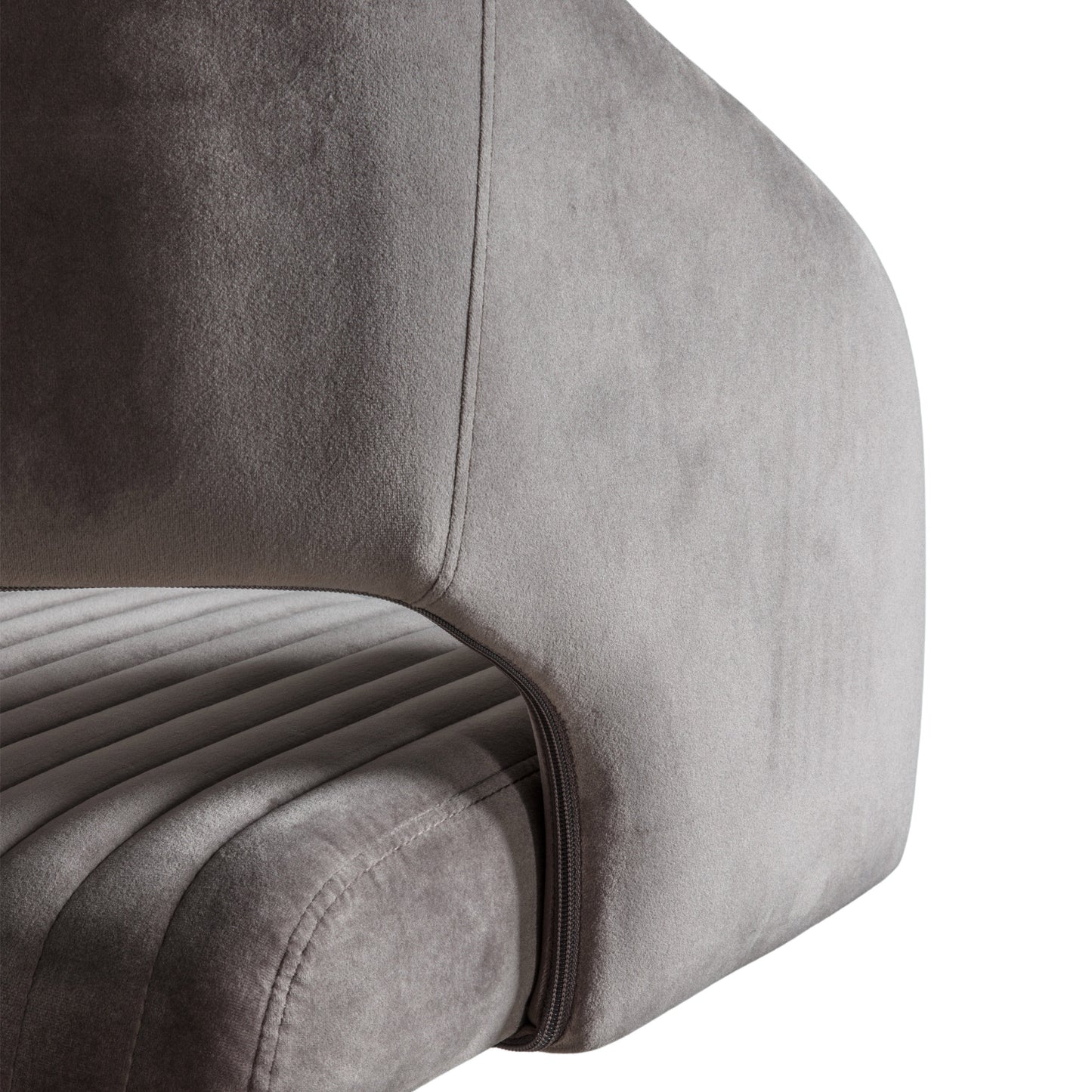 Murray Swivel Chair Velvet Grey