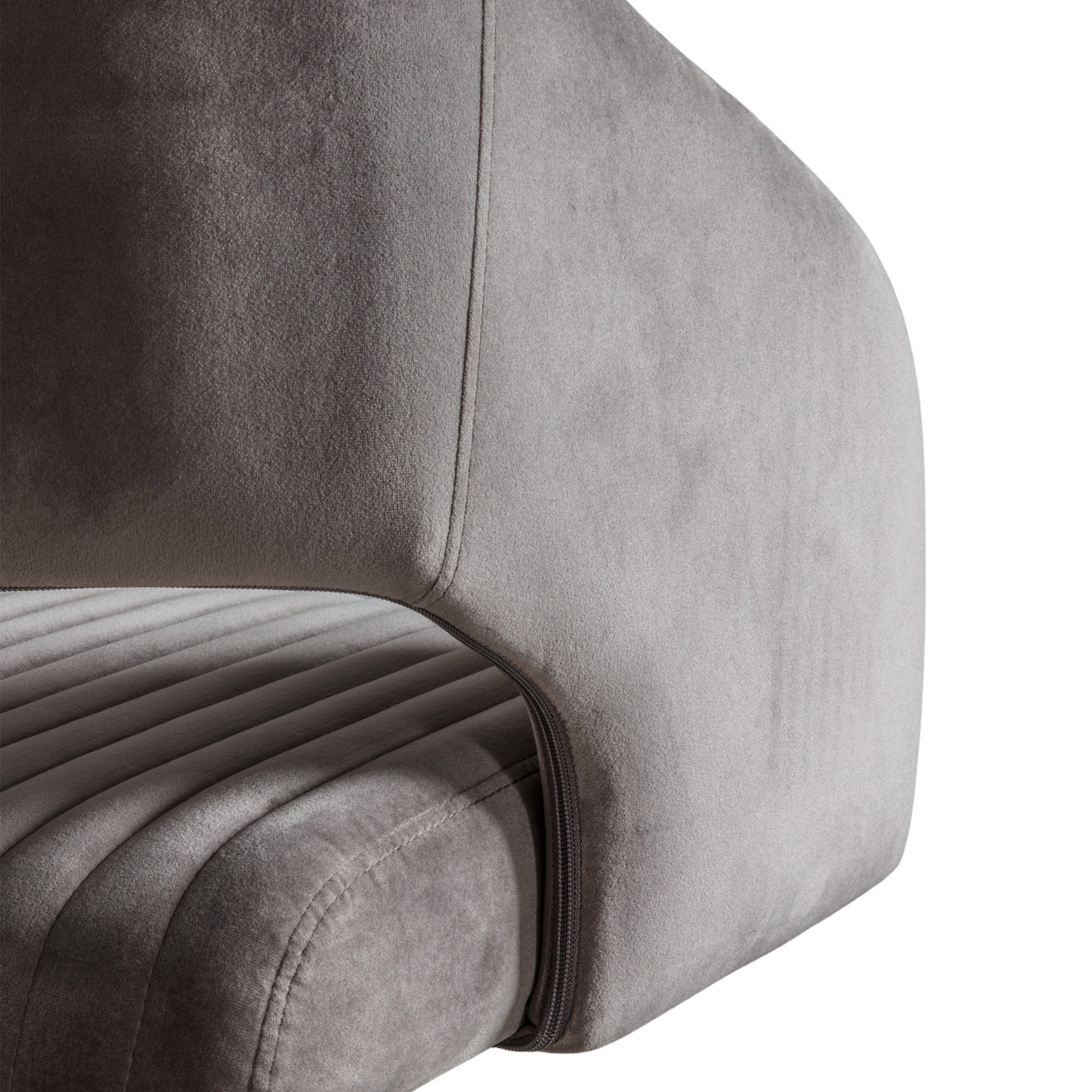 Murray Swivel Chair Velvet Grey