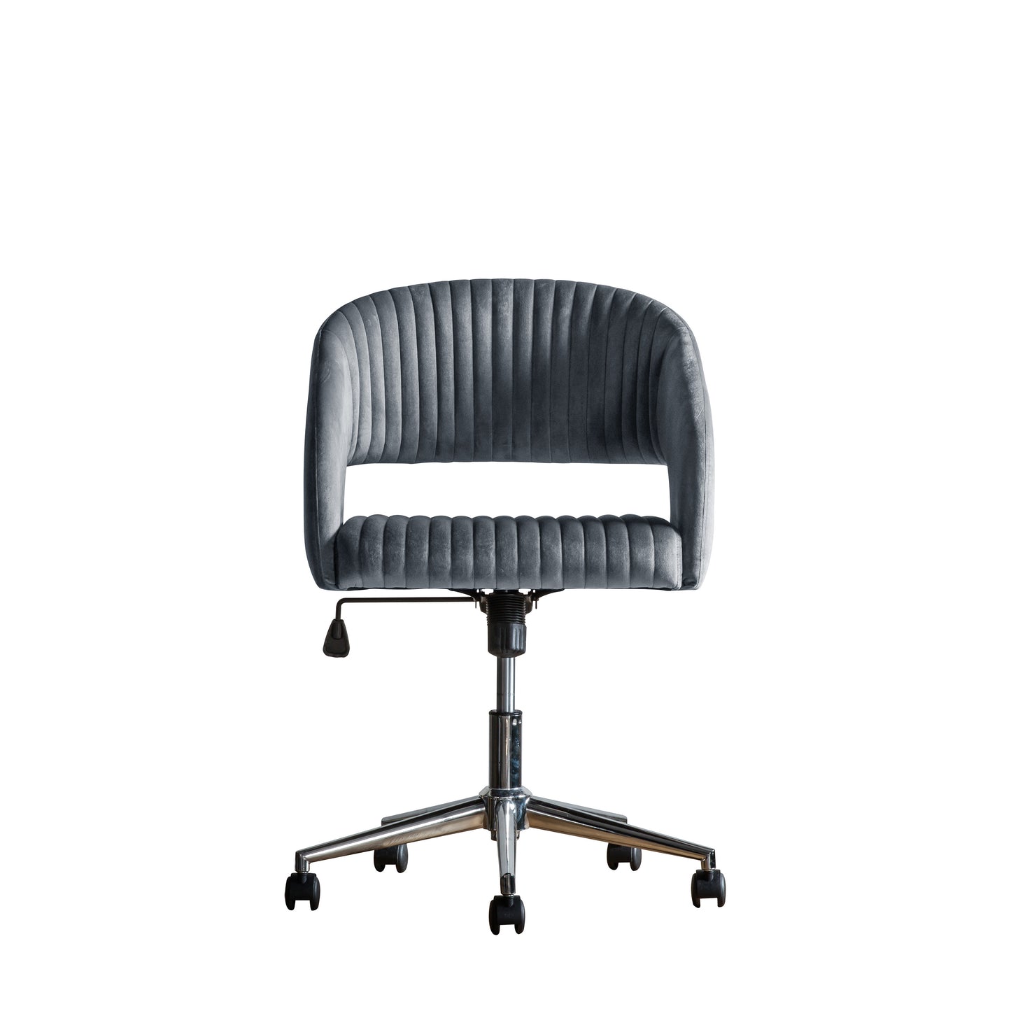 Murray Swivel Chair Velvet Charcoal