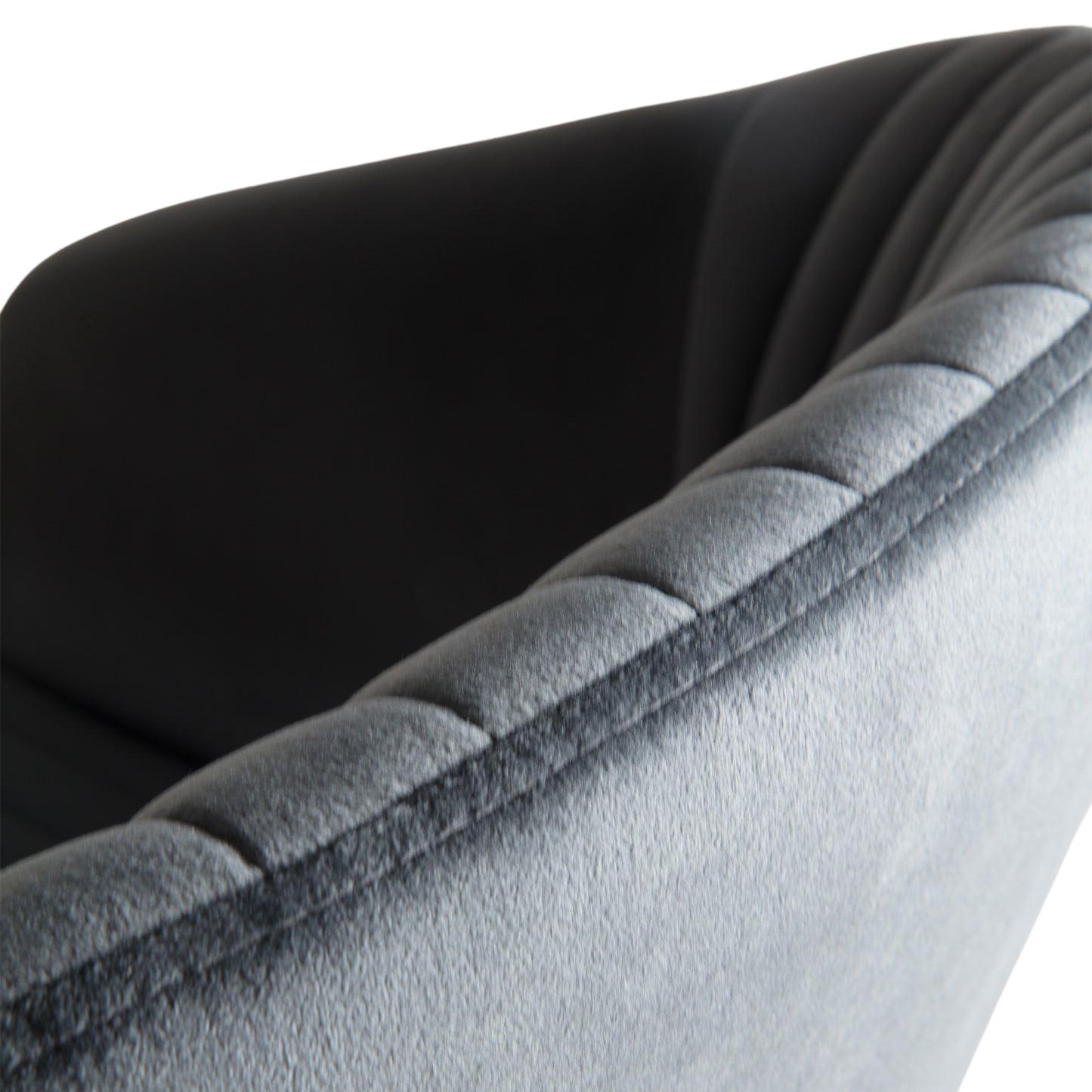 Murray Swivel Chair Velvet Charcoal