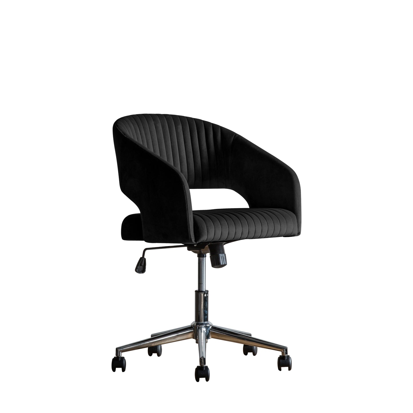 Murray Swivel Chair Velvet Black