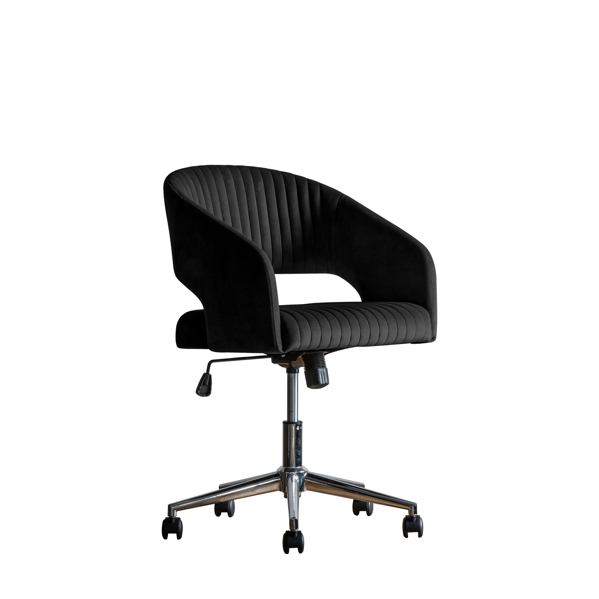 Murray Swivel Chair Velvet Black