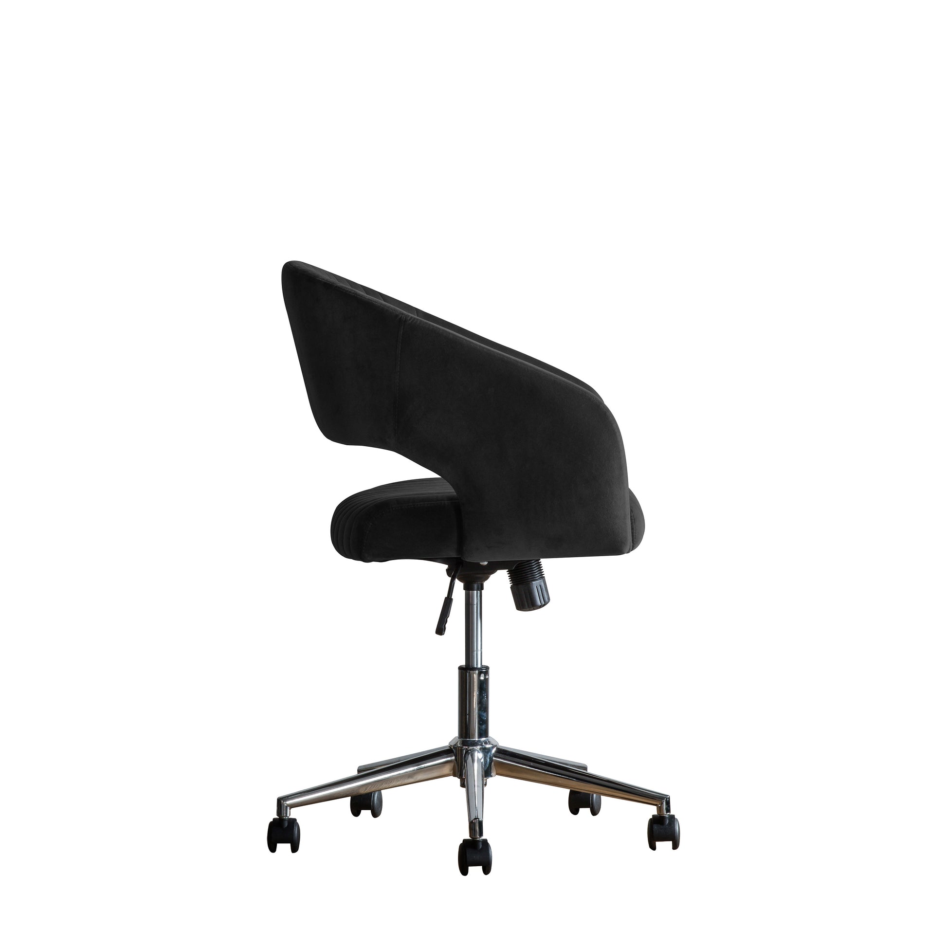 Murray Swivel Chair Velvet Black