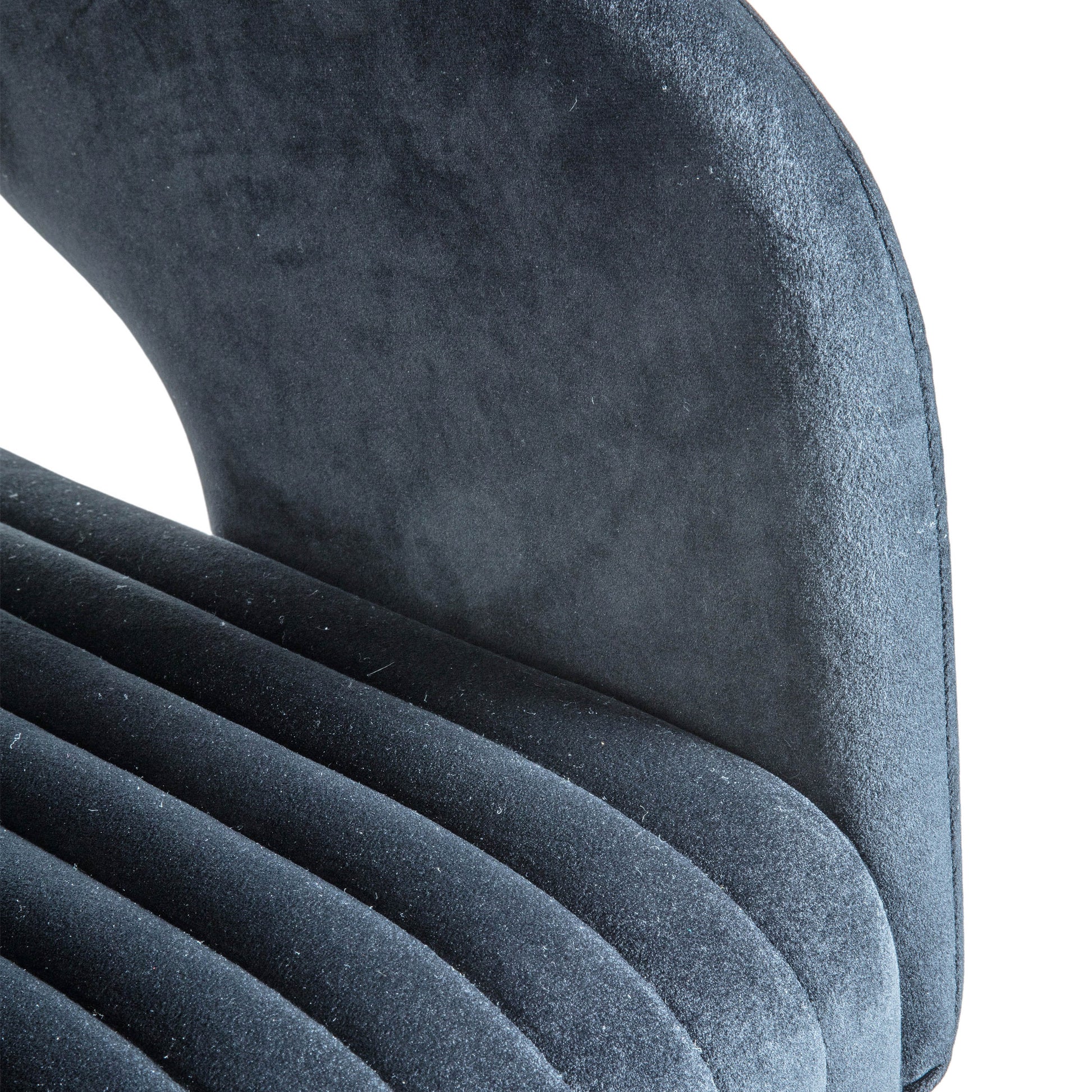 Murray Swivel Chair Velvet Black