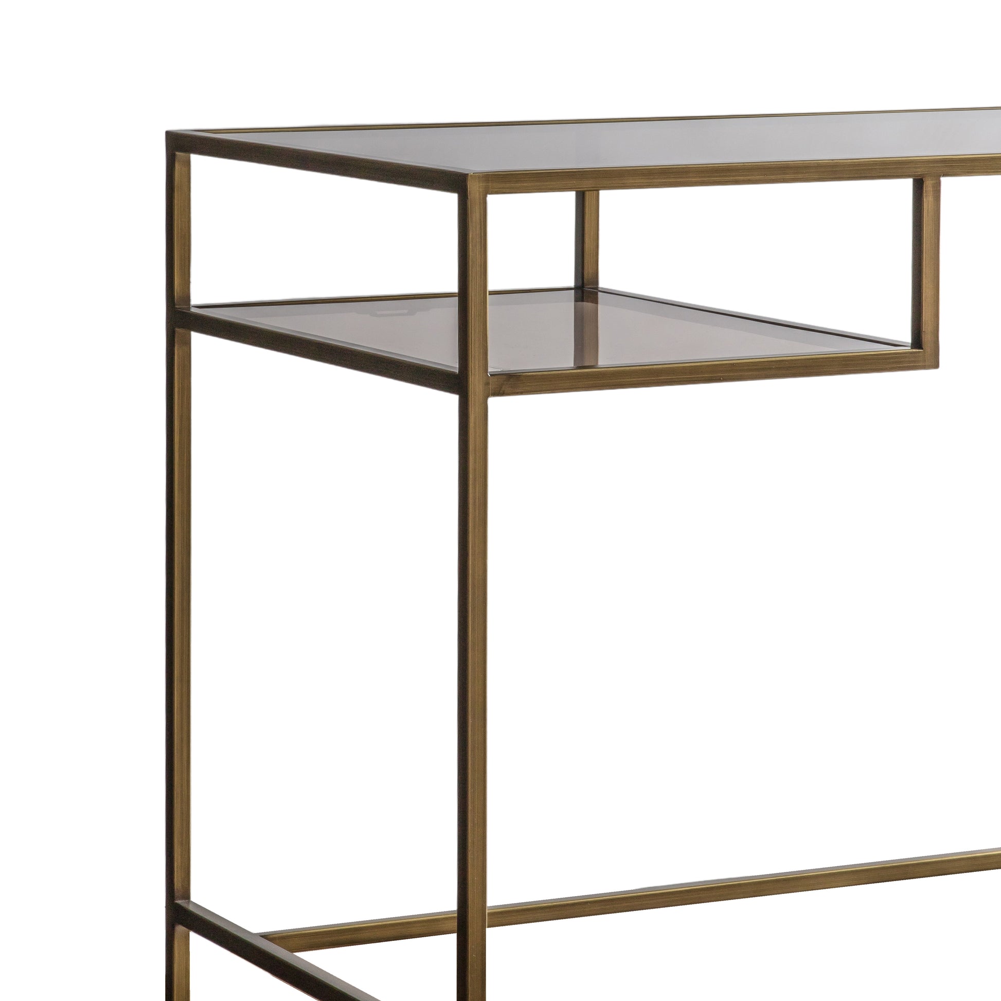 Rothbury Desk Bronze Bronze / Clear