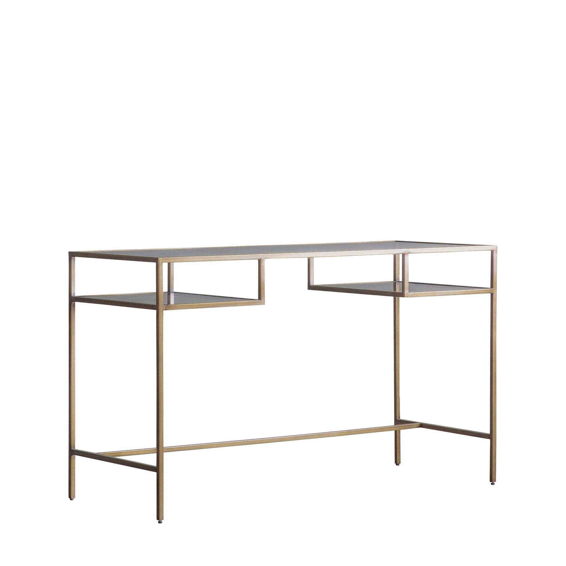Rothbury Desk Bronze Bronze / Clear