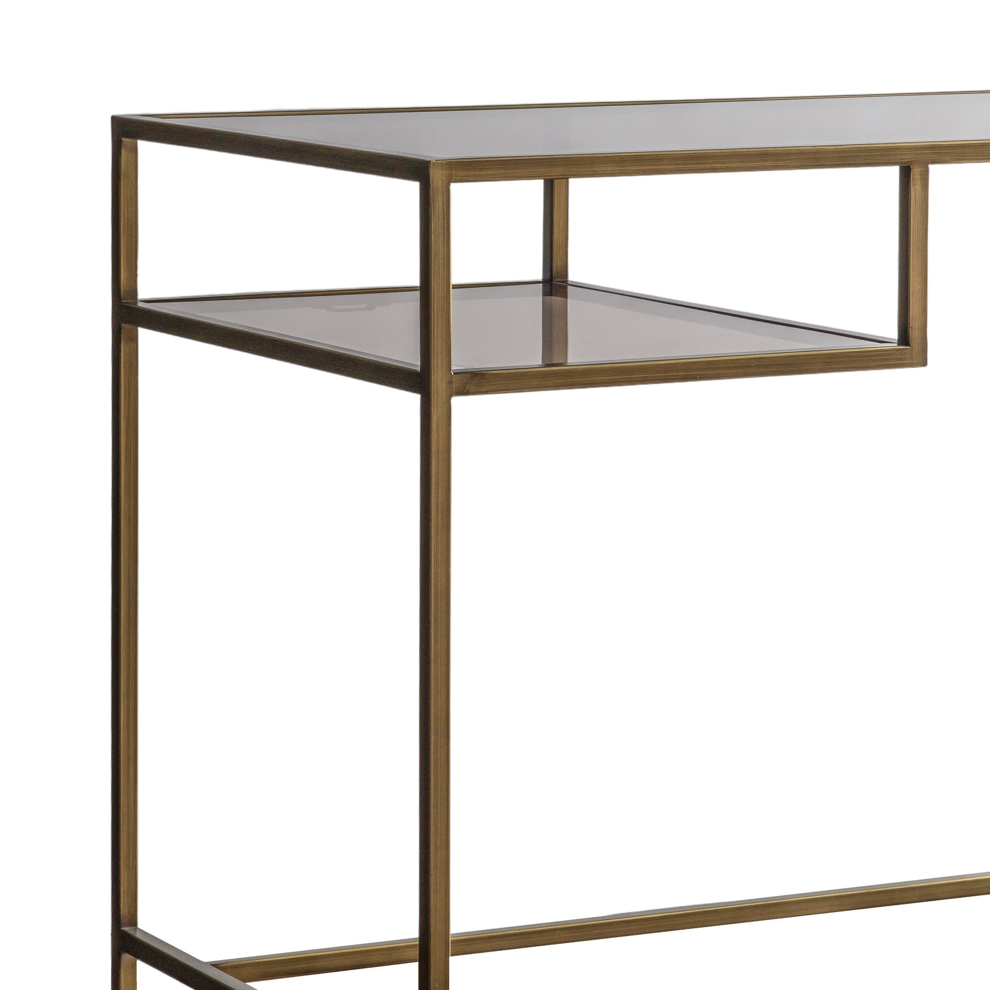 Rothbury Desk Bronze Bronze / Clear