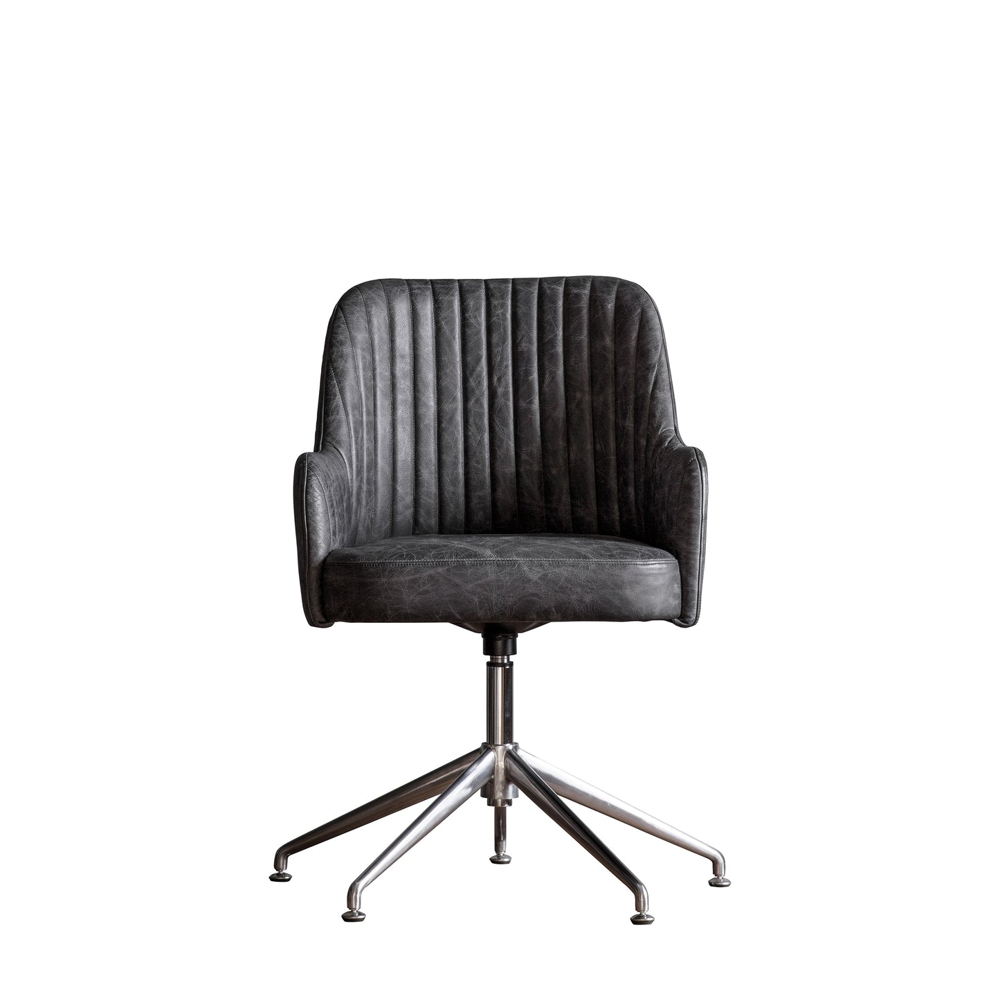 Curie Swivel Chair Antique Ebony