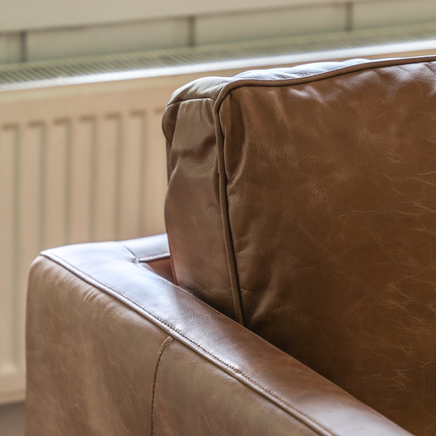 Osborne 3 Seater Sofa Vintage Brown Leather
