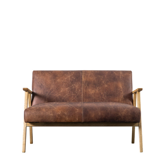 Neyland 2 Seater Sofa Vintage Brown Vintage Brown Leather
