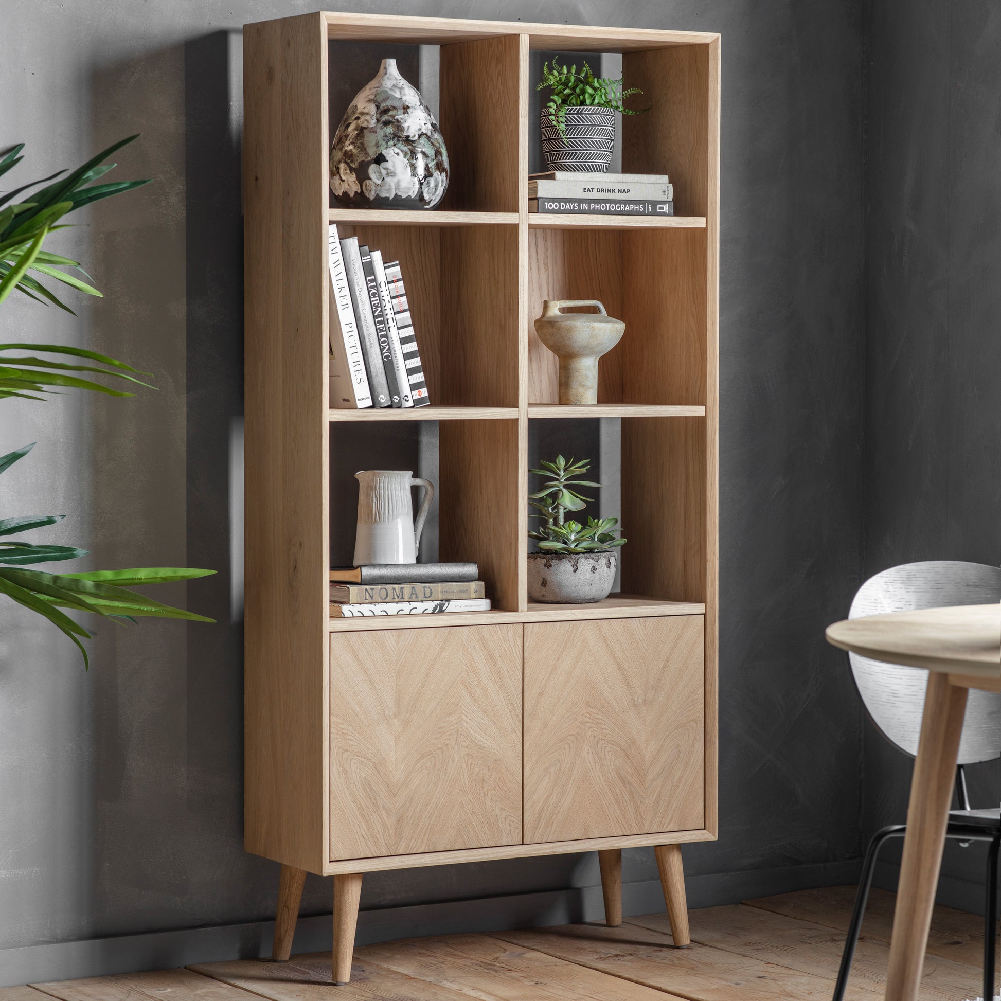 Milano 2 Door Open Display Natural