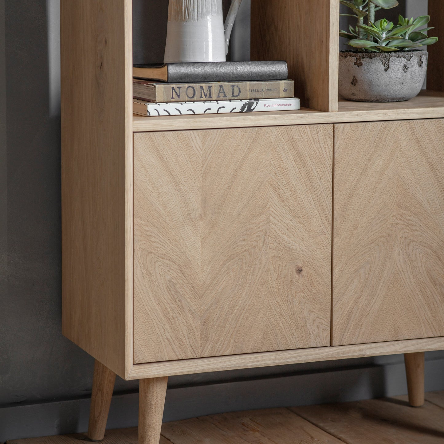 Milano 2 Door Open Display Natural