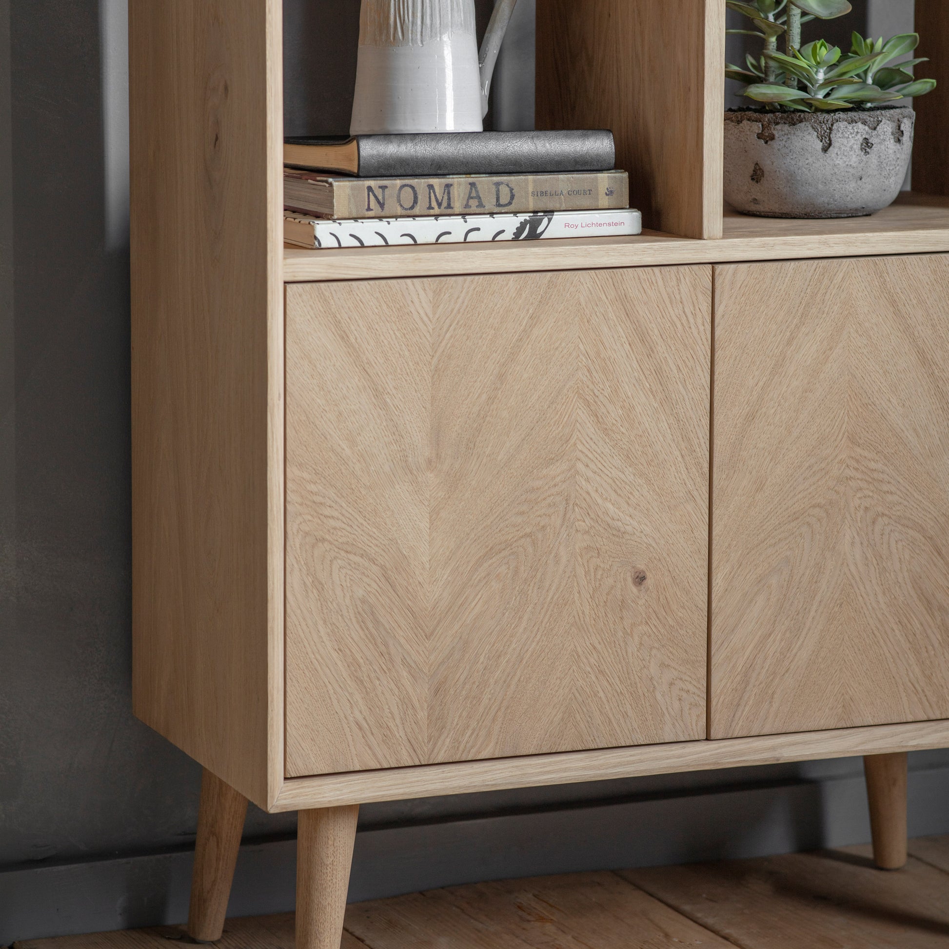 Milano 2 Door Open Display Natural