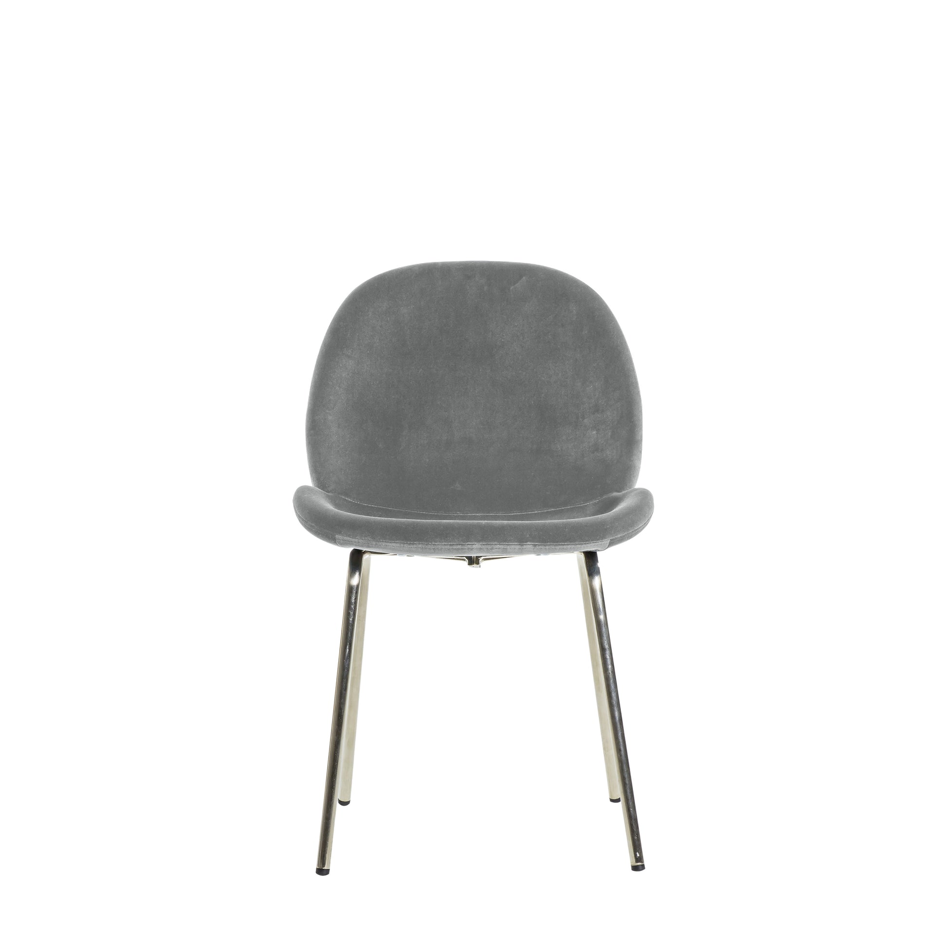 Flanagan Chair Velvet (2pk) Light Grey