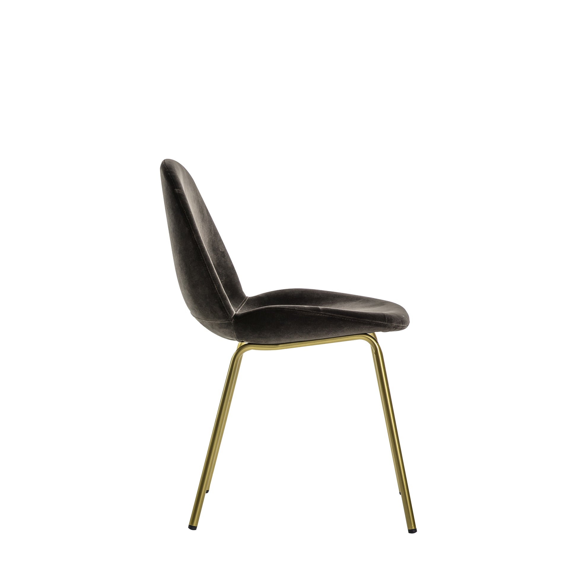 Flanagan Chair Velvet (2pk) Chocolate Brown