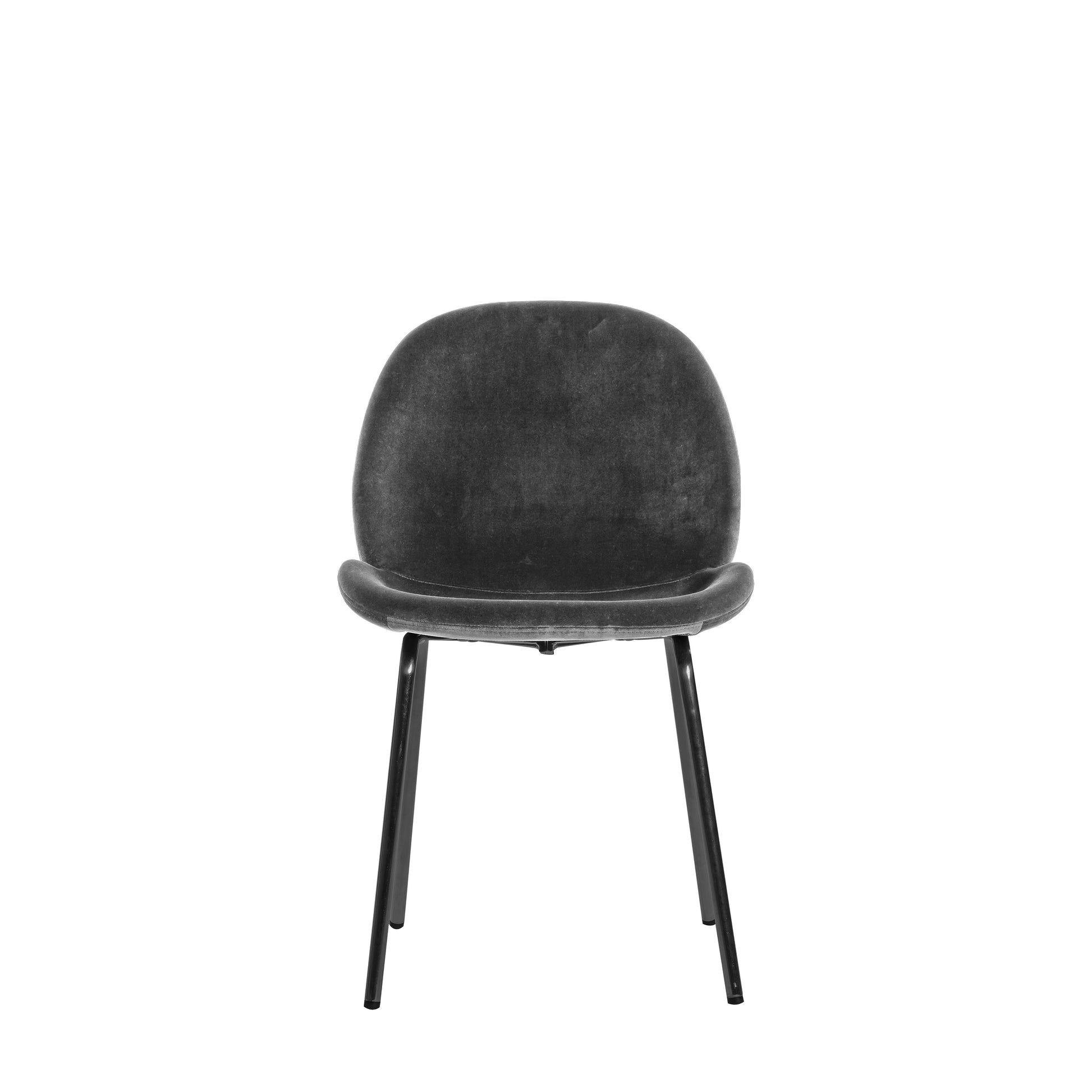 Flanagan Chair Velvet (2pk) Grey