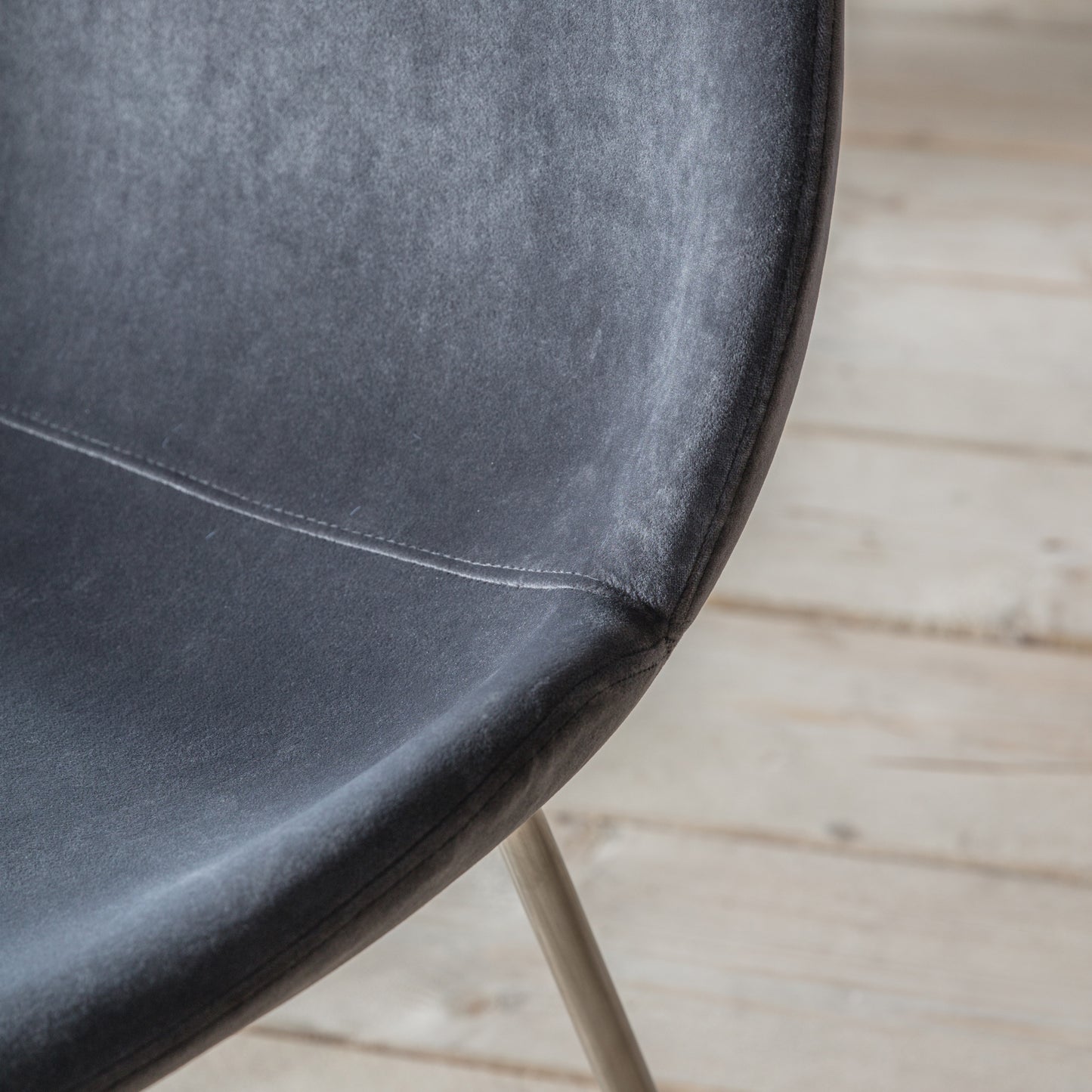 Flanagan Chair Velvet (2pk) Grey