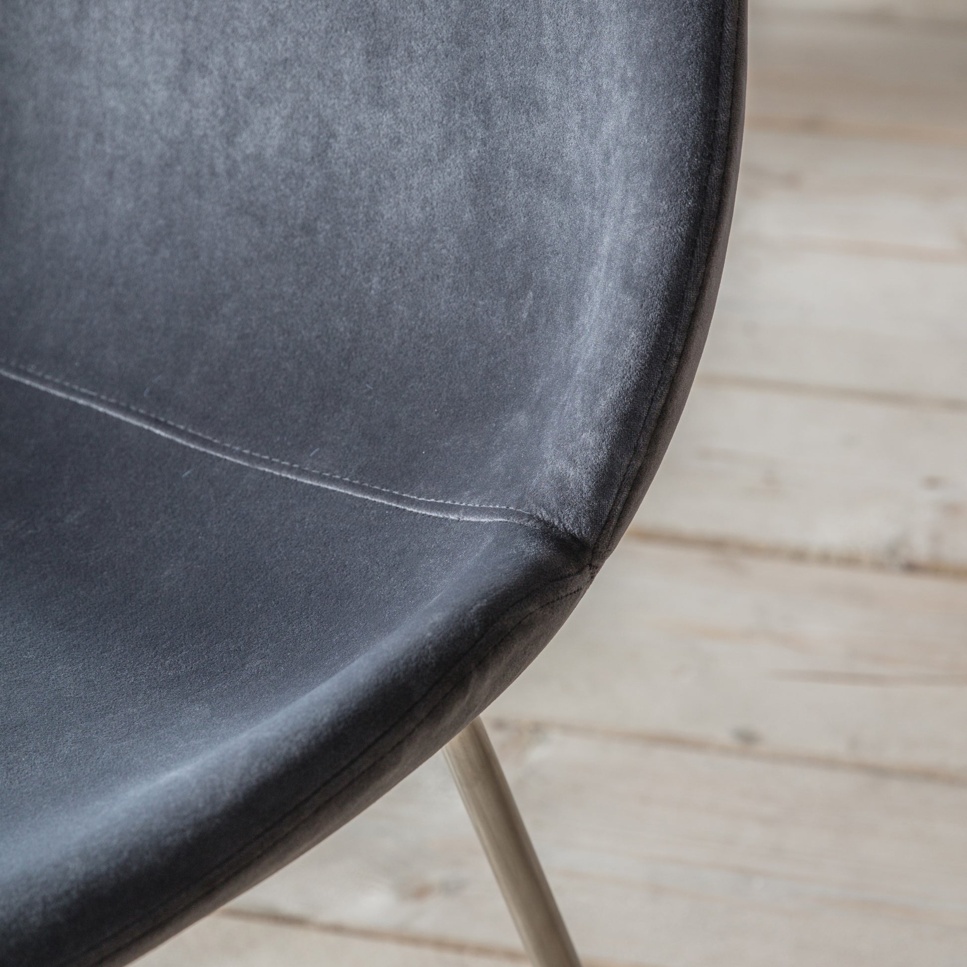 Flanagan Chair Velvet (2pk) Grey