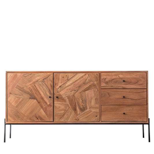 Oklahoma 2 Door 3 Drawer Sideboard Natural