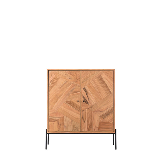Oklahoma 2 Door Drinks Cabinet Natural