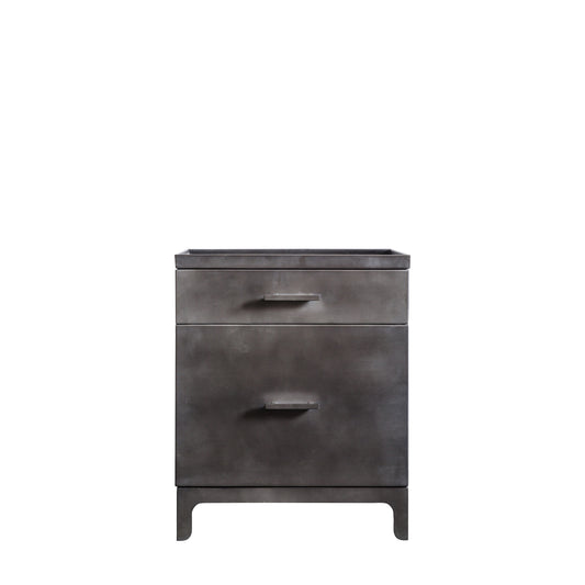 Ottinge 2 Drawer Side Table Dark Grey