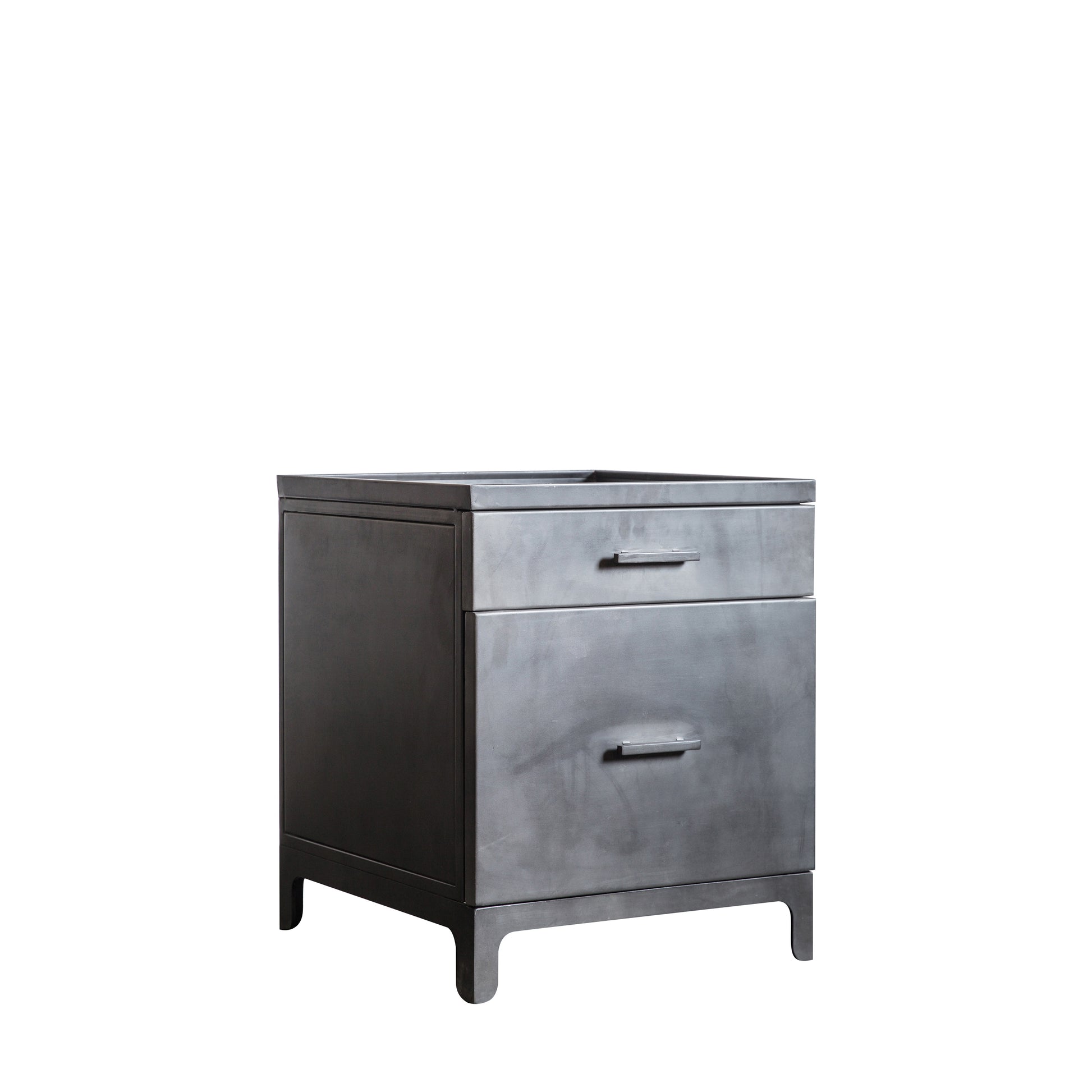 Ottinge 2 Drawer Side Table Dark Grey