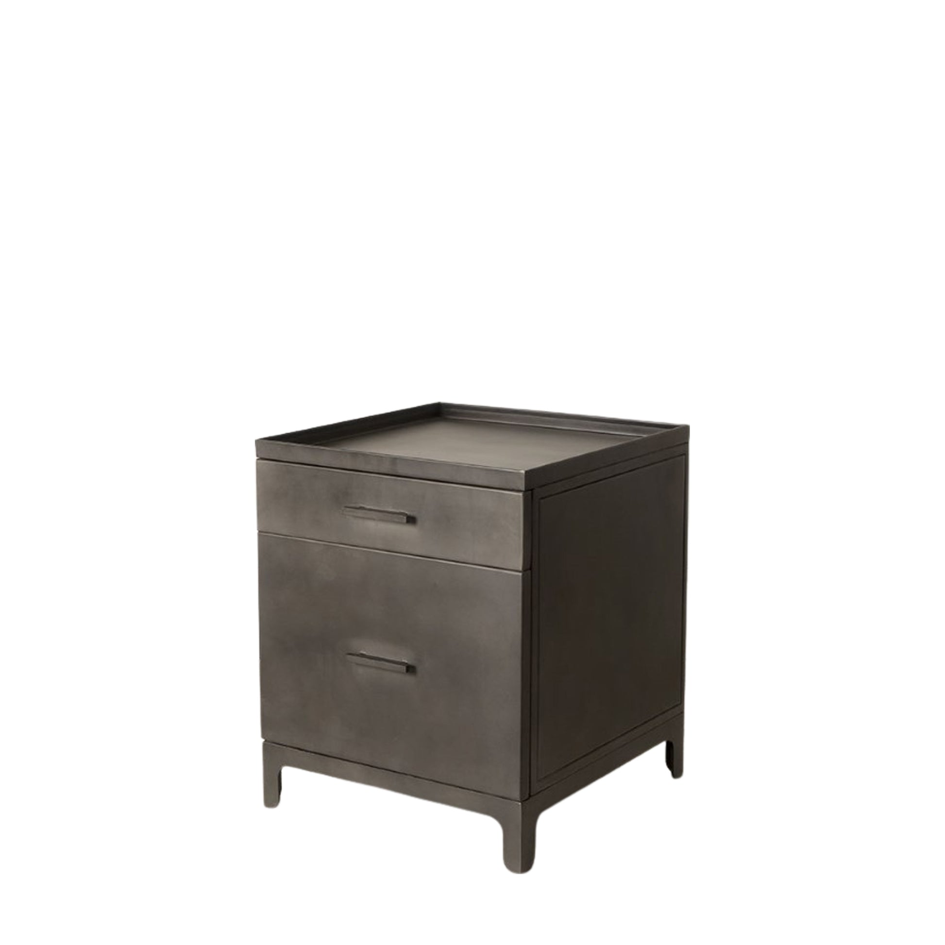Ottinge 2 Drawer Side Table Dark Grey