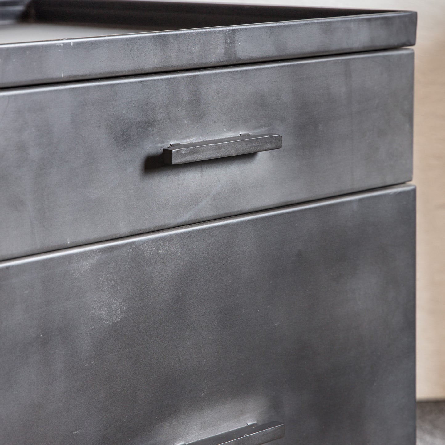 Ottinge 2 Drawer Side Table Dark Grey
