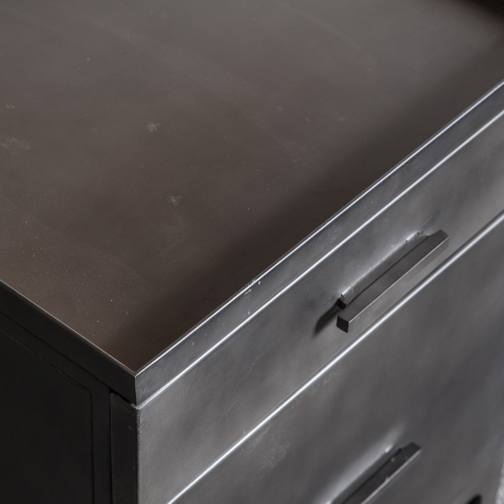 Ottinge 2 Drawer Side Table Dark Grey