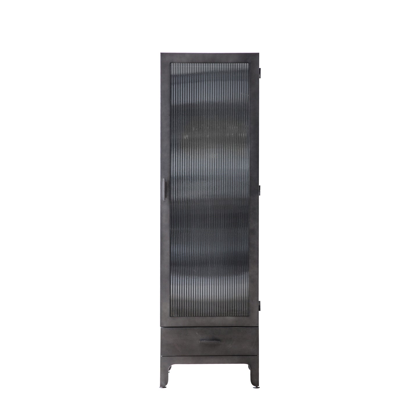 Rye 1 Drawer 1 Door Display Unit Dark Grey