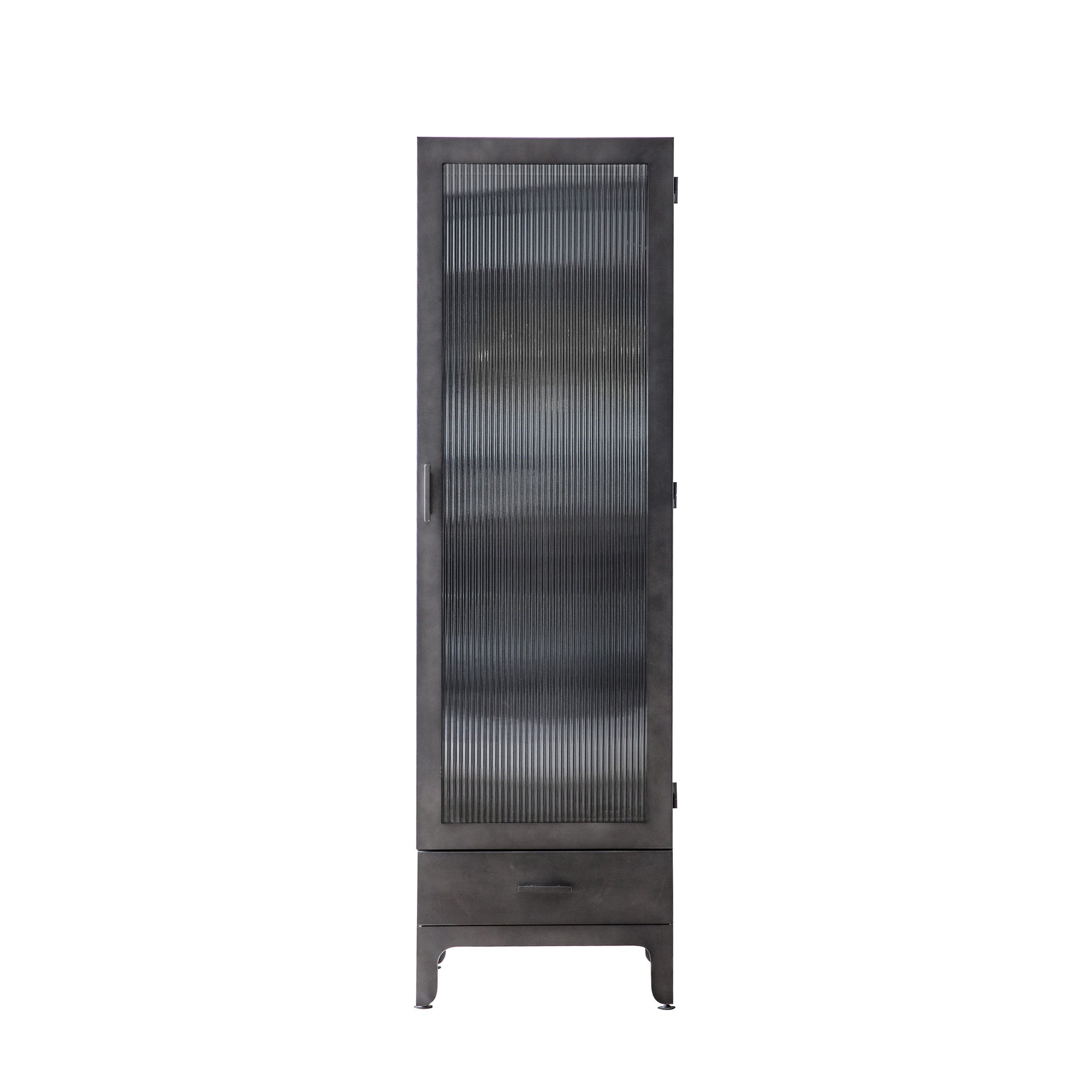 Rye 1 Drawer 1 Door Display Unit Dark Grey