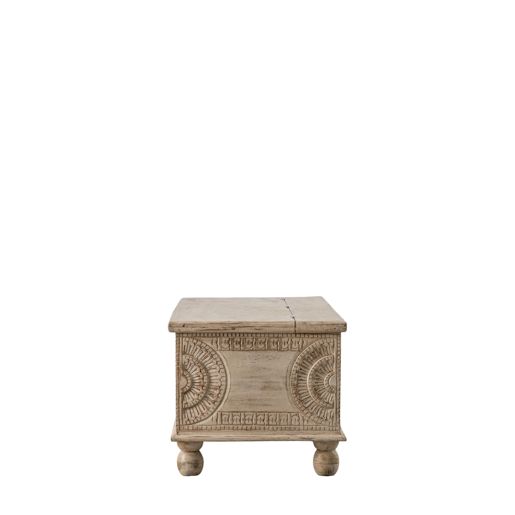 Satara Storage Table/Bench Whitewash