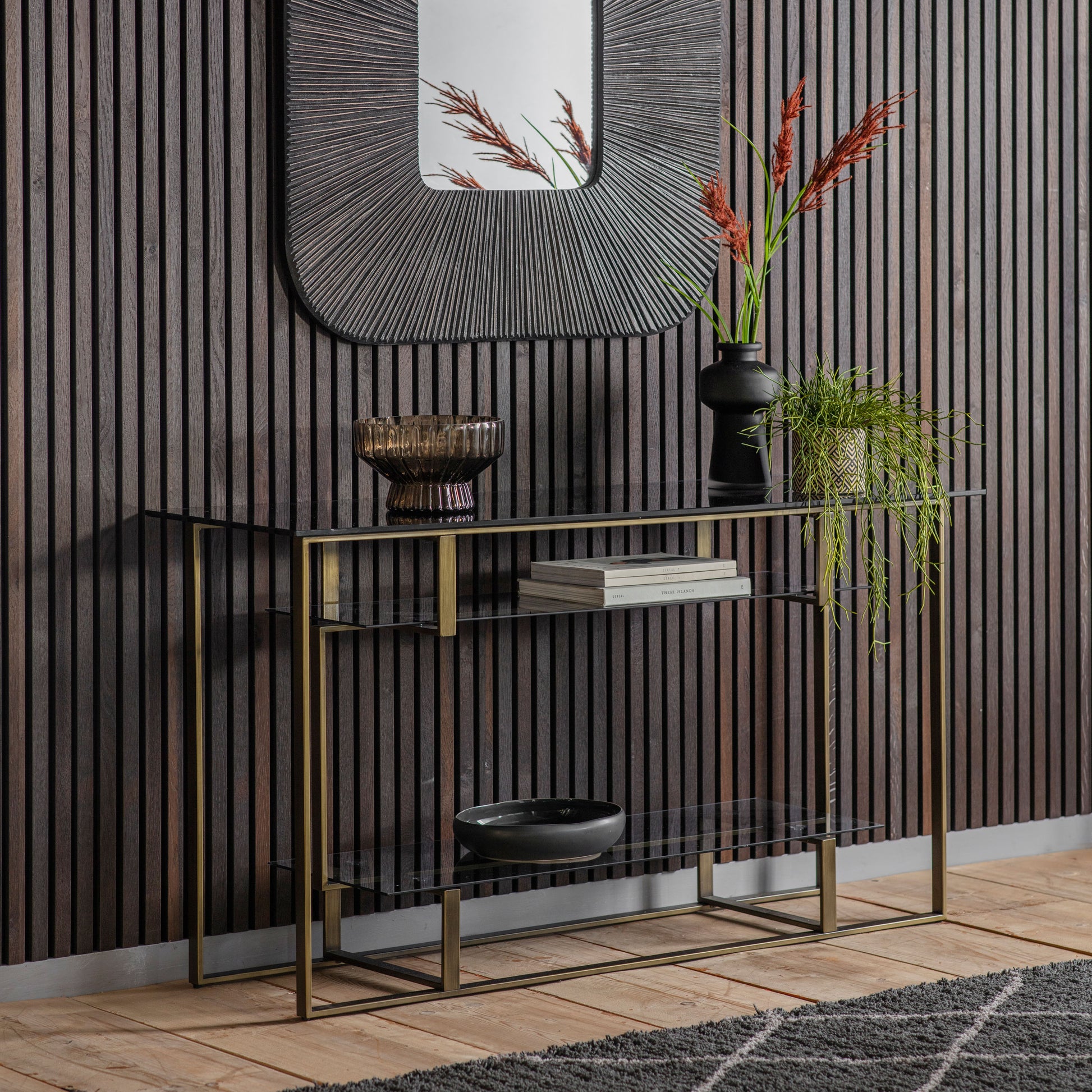 Thornton Console Table Bronze Gold