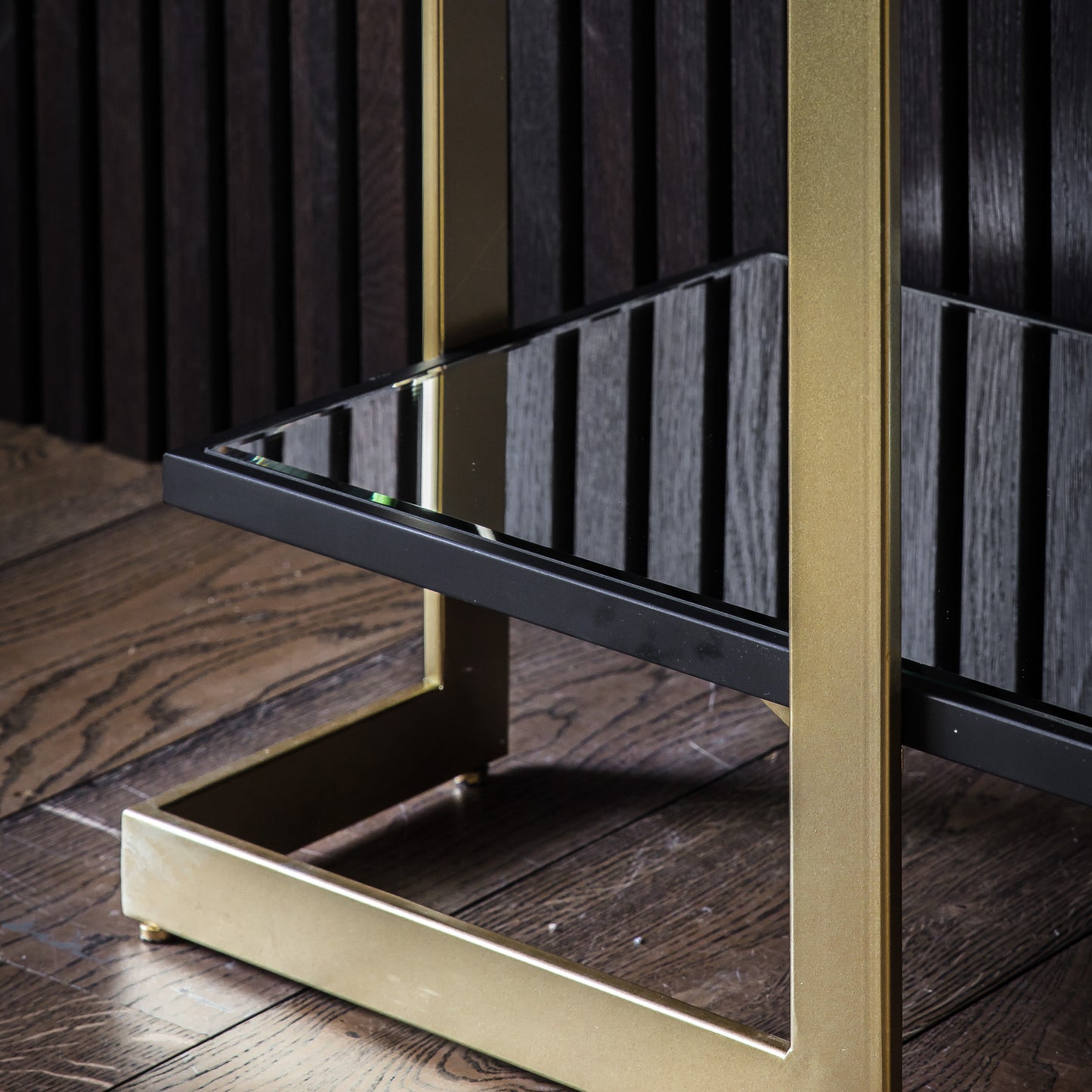 Ardella Console Table Black / Gold