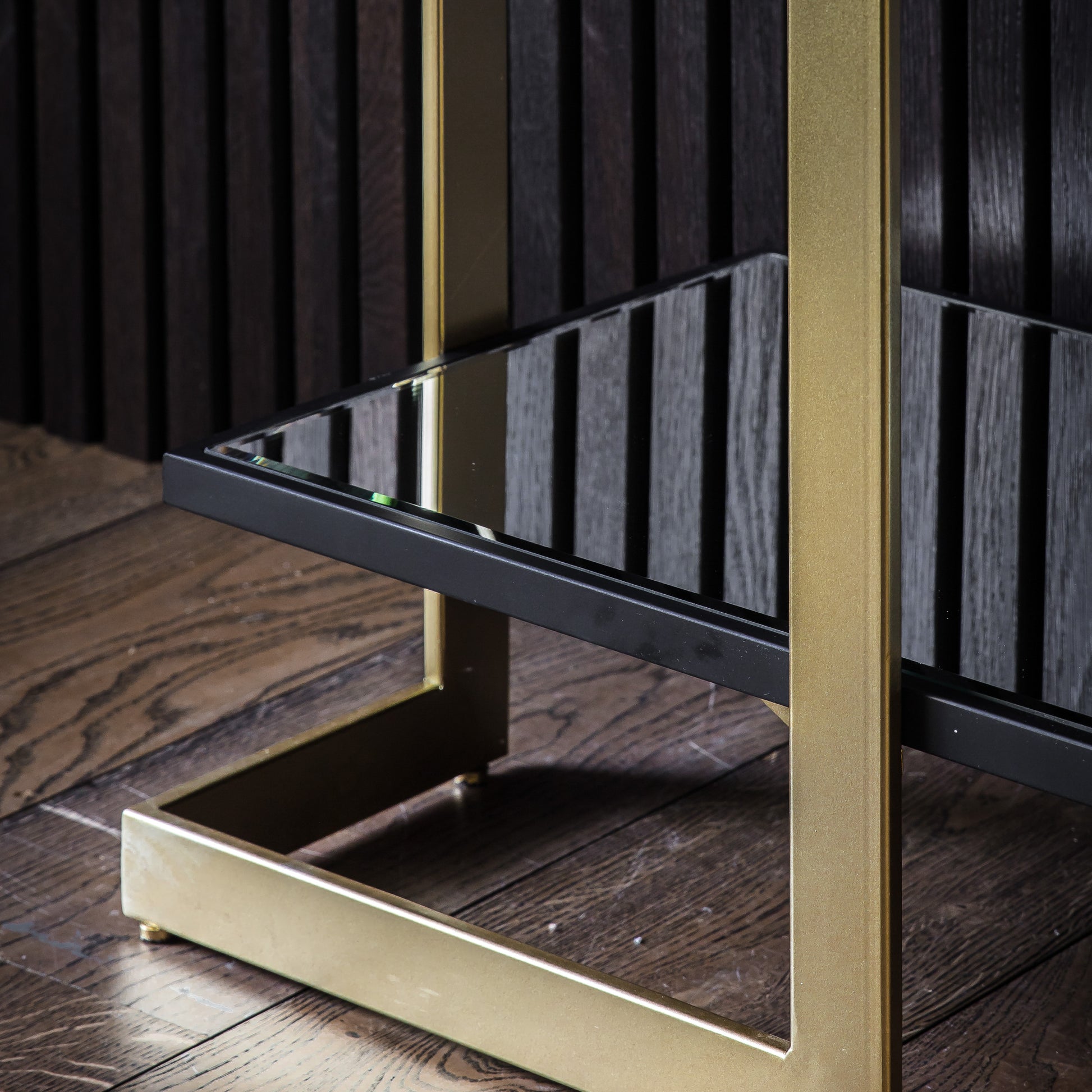 Ardella Console Table Black / Gold